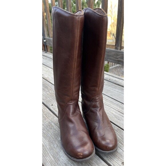 UGG Seldon Women's 6.5 Brown Leather Tall Riding Boots 1006038 - Picture 6 of 16